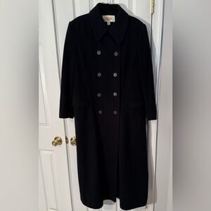 Talbots Classic Black Coat